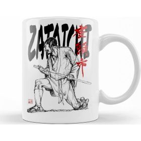 Baskı Dükkanı KB12256 Zatoichi The Blind Swordsman Porselen Kupa Bardak