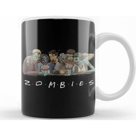Baskı Dükkanı KB12265 Zombie Friends Porselen Kupa Bardak