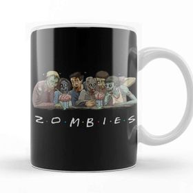 Baskı Dükkanı KB12265 Zombie Friends Porselen Kupa Bardak