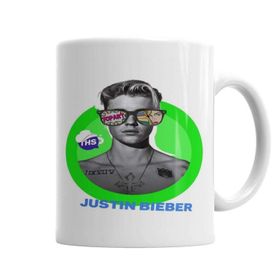 Baskı Dükkanı KB1228 Justin Bieber Porselen Kupa Bardak