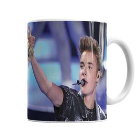 Baskı Dükkanı KB1228 Justin Bieber Porselen Kupa Bardak
