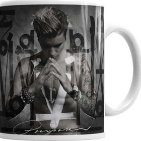 Baskı Dükkanı KB1228 Justin Bieber Porselen Kupa Bardak