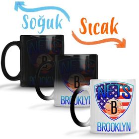 Baskı Dükkanı KB12298 Brooklyn City Basketboll Porselen Kupa Bardak