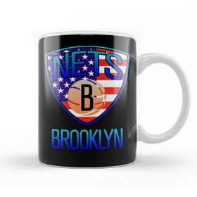 Baskı Dükkanı KB12299 Brooklyn City Basketboll Porselen Kupa Bardak