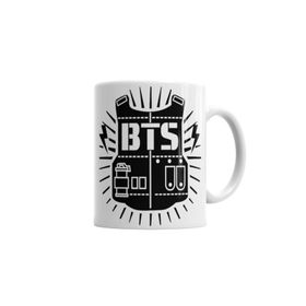 Baskı Dükkanı KB123 Bts Kore Müzik Porselen Kupa Bardak