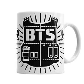 Baskı Dükkanı KB123 Bts Kore Müzik Porselen Kupa Bardak