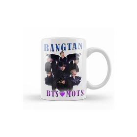 Baskı Dükkanı KB12304 Bts Mots Bangtan Porselen Kupa Bardak