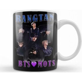 Baskı Dükkanı KB12304 Bts Mots Bangtan Porselen Kupa Bardak
