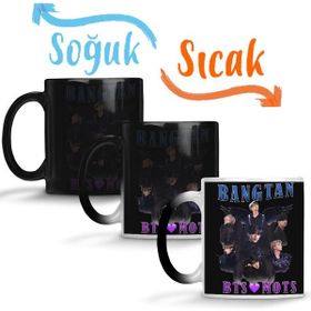 Baskı Dükkanı KB12304 Bts Mots Bangtan Porselen Kupa Bardak