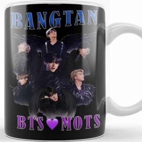 Baskı Dükkanı KB12304 Bts Mots Bangtan Porselen Kupa Bardak