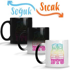 Baskı Dükkanı KB12312 Bts Grubu Porselen Kupa Bardak