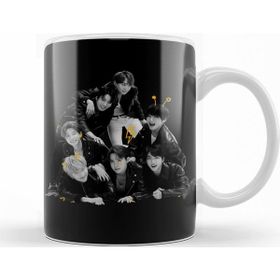 Baskı Dükkanı KB12313 Bts Grubu Porselen Kupa Bardak