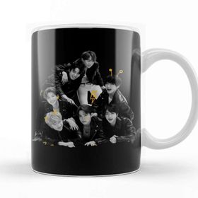 Baskı Dükkanı KB12313 Bts Grubu Porselen Kupa Bardak