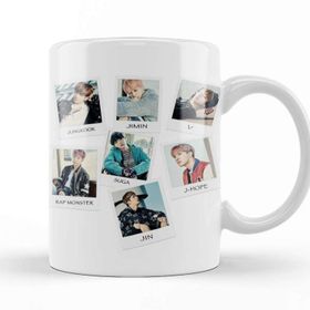 Baskı Dükkanı KB12313 Bts Grubu Porselen Kupa Bardak