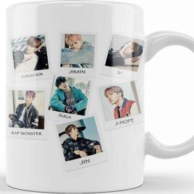 Baskı Dükkanı KB12313 Bts Grubu Porselen Kupa Bardak