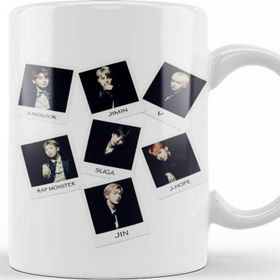 Baskı Dükkanı KB12313 Bts Grubu Porselen Kupa Bardak