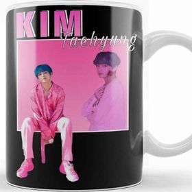 Baskı Dükkanı KB12333 Bts Kim Taehyung V 90s Porselen Kupa Bardak
