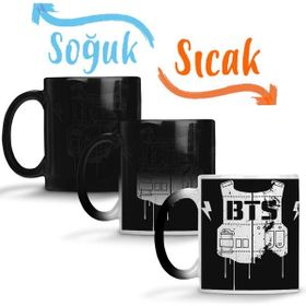 Baskı Dükkanı KB12334 Bts Logo Porselen Kupa Bardak