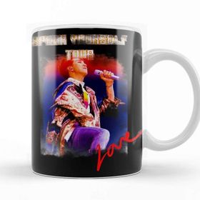 Baskı Dükkanı KB12341 Bts Speak Yourself Vintage Porselen Kupa Bardak