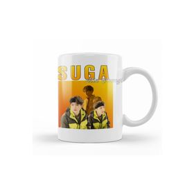 Baskı Dükkanı KB12345 Bts Suga Min Yoongi Porselen Kupa Bardak