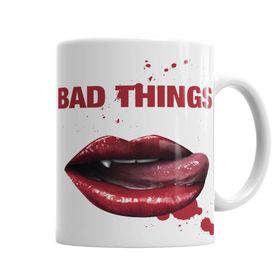 Baskı Dükkanı KB1235 True Blood Bad Things Porselen Kupa Bardak