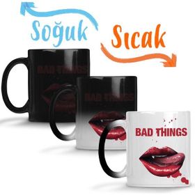 Baskı Dükkanı KB1235 True Blood Bad Things Porselen Kupa Bardak