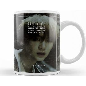 Baskı Dükkanı KB12357 Bts Wings Suga Porselen Kupa Bardak
