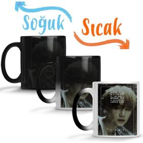 Baskı Dükkanı KB12357 Bts Wings Suga Porselen Kupa Bardak