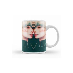 Baskı Dükkanı KB12359 Bts Wonho Porselen Kupa Bardak