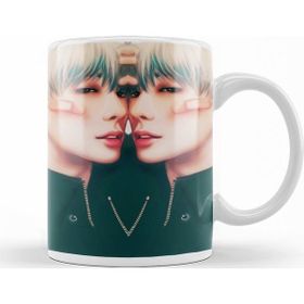 Baskı Dükkanı KB12359 Bts Wonho Porselen Kupa Bardak