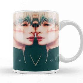 Baskı Dükkanı KB12359 Bts Wonho Porselen Kupa Bardak