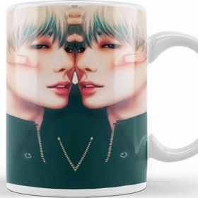 Baskı Dükkanı KB12359 Bts Wonho Porselen Kupa Bardak