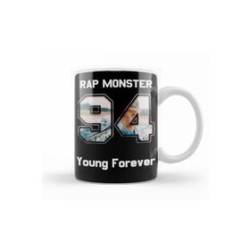 Baskı Dükkanı KB12364 Bts Young Forever Rap Monster Porselen Kupa Bardak