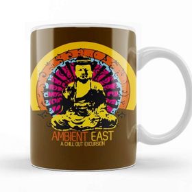 Baskı Dükkanı KB12367 Buddha Porselen Kupa Bardak