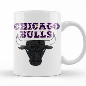 Baskı Dükkanı KB12371 Chicago Basketboll Porselen Kupa Bardak