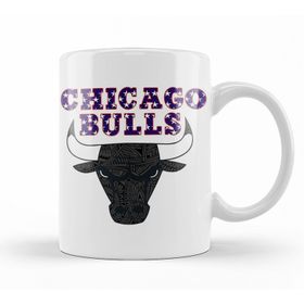 Baskı Dükkanı KB12371 Chicago Basketboll Porselen Kupa Bardak