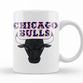 Baskı Dükkanı KB12371 Chicago Basketboll Porselen Kupa Bardak