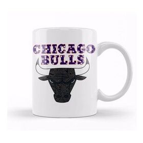 Baskı Dükkanı KB12371 Chicago Basketboll Porselen Kupa Bardak