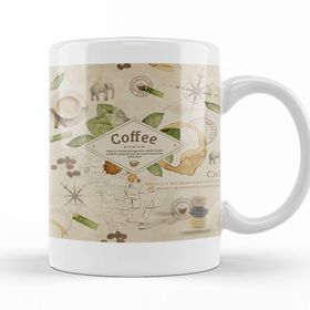 Baskı Dükkanı KB12372 Coffe Premium Porselen Kupa Bardak