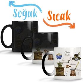 Baskı Dükkanı KB12376 Coffe Turkish Porselen Kupa Bardak