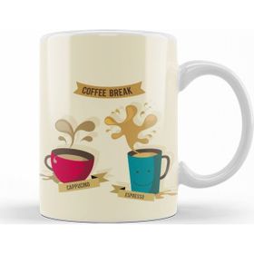 Baskı Dükkanı KB12378 Coffee Break Porselen Kupa Bardak
