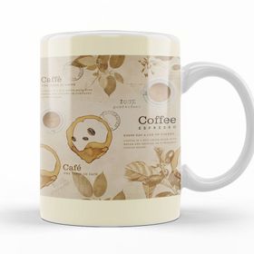 Baskı Dükkanı KB12379 Coffee Espresso Porselen Kupa Bardak