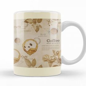 Baskı Dükkanı KB12379 Coffee Espresso Porselen Kupa Bardak