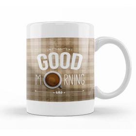 Baskı Dükkanı KB12380 Coffee Good Morning Porselen Kupa Bardak