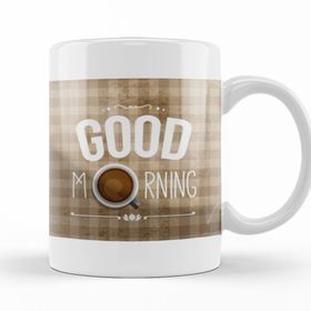 Baskı Dükkanı KB12380 Coffee Good Morning Porselen Kupa Bardak