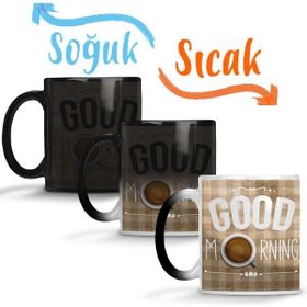 Baskı Dükkanı KB12380 Coffee Good Morning Porselen Kupa Bardak