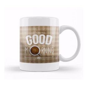 Baskı Dükkanı KB12380 Coffee Good Morning Porselen Kupa Bardak
