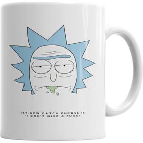 Baskı Dükkanı KB12386 Corona With Ricky Ve Morty Porselen Kupa Bardak