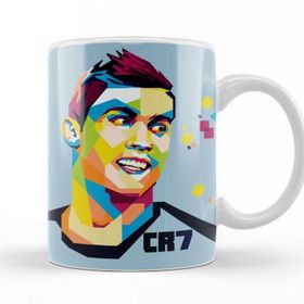 Baskı Dükkanı KB12387 Cristiano Ronaldo 01 Porselen Kupa Bardak