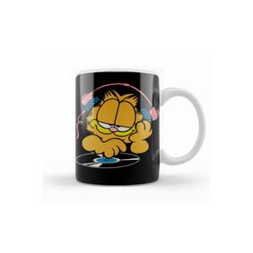 Baskı Dükkanı KB12412 Dj Garfield Porselen Kupa Bardak